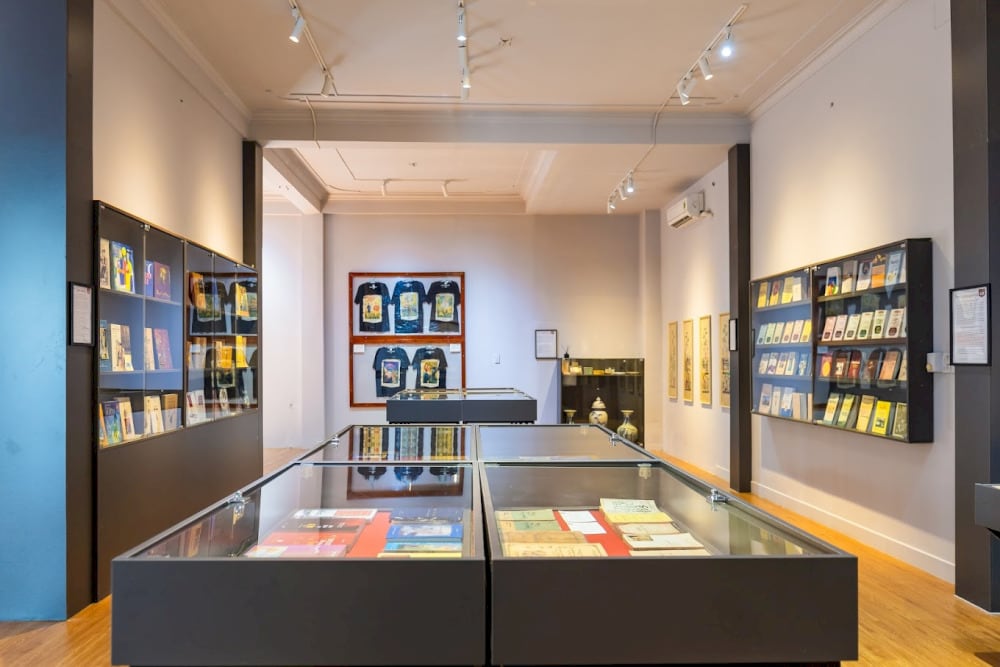The museum's exhibition space